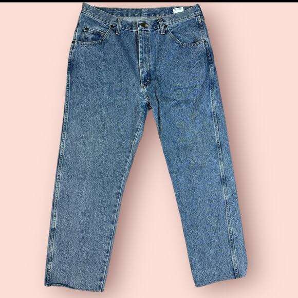 Vintage Wrangler Jeans Perfect Fade Straight Leg 34x30 Mens - Picture 1 of 6